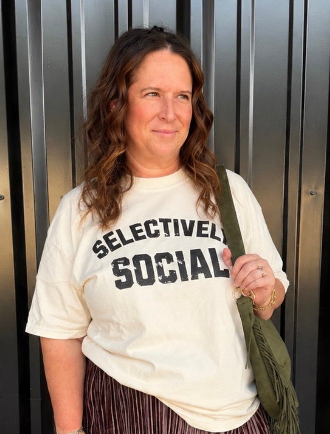 Selectively Social Tee