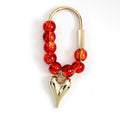 Red Heart Purse Charm