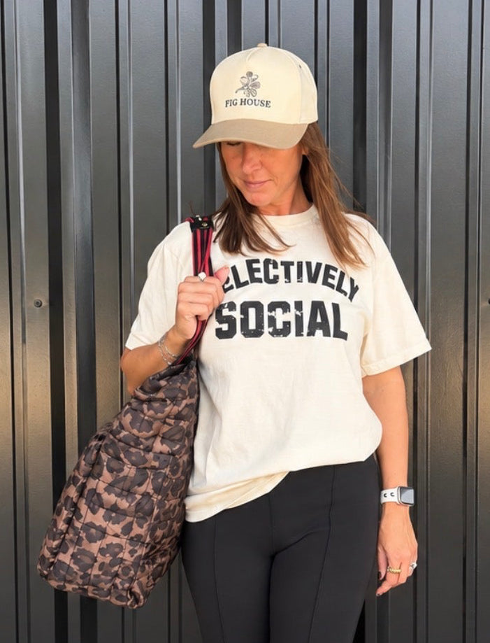 Selectively Social Tee