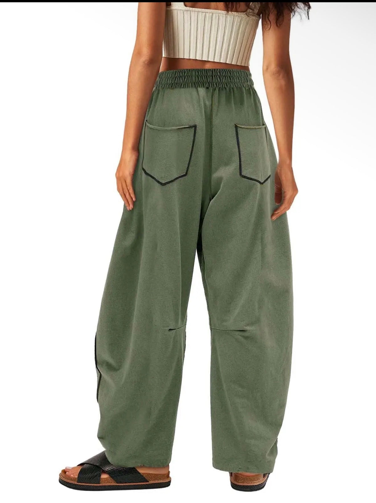 Casual Green Pant