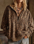 Lightweight Leopard Halfzip