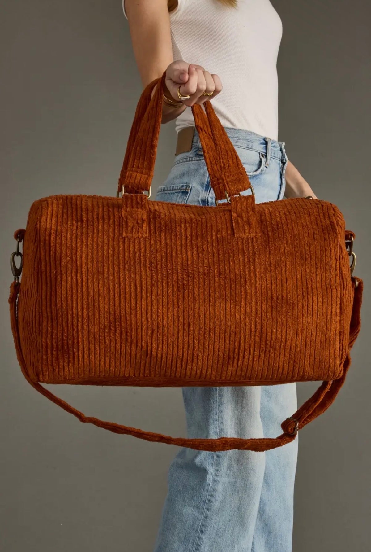 Corduroy Duffle