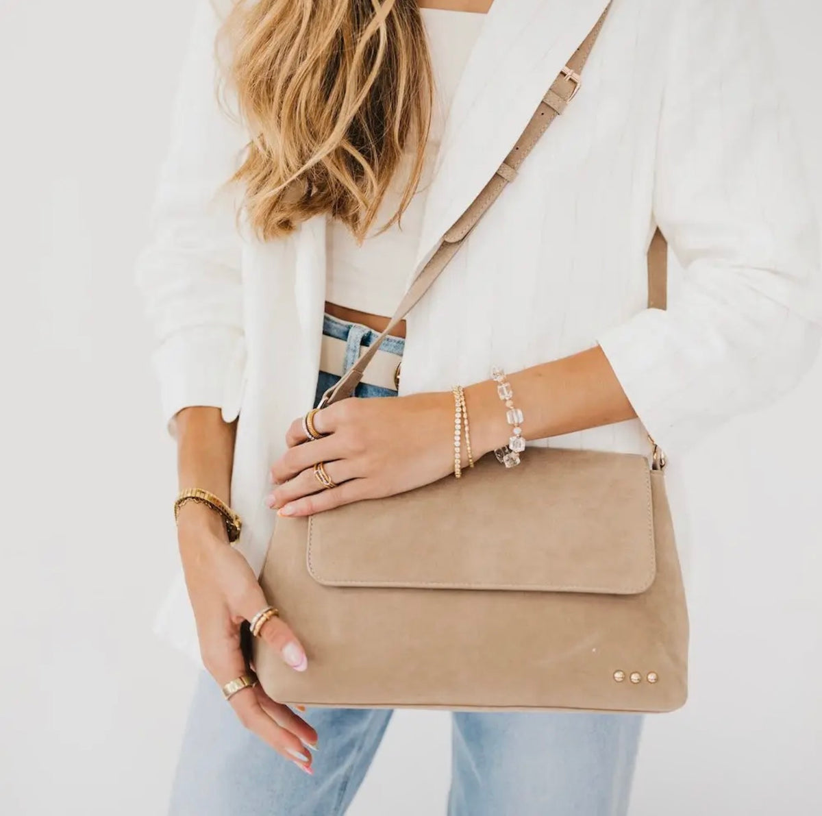 Miranda Suede Crossbody