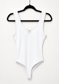 Zenana Lightest Grey Bodysuit