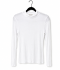 White Mock Turtle Neck